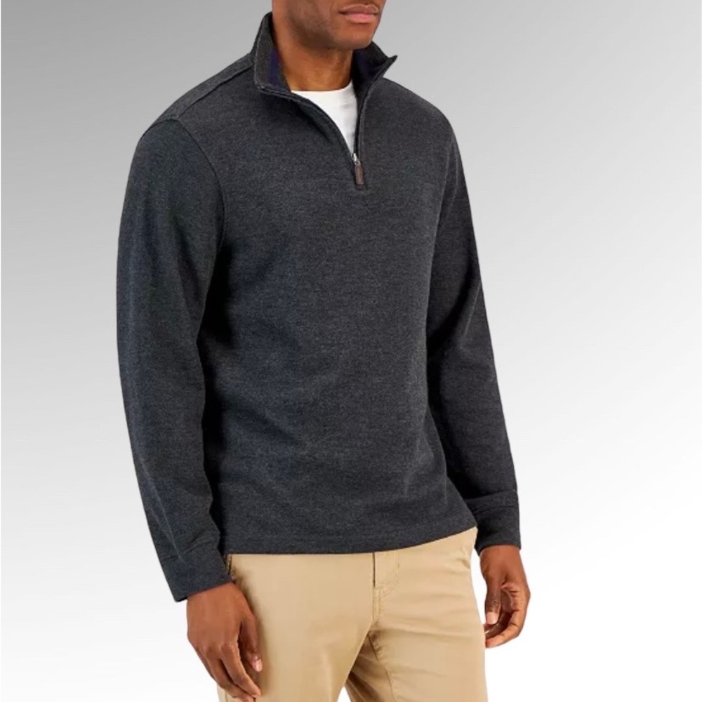 Club Room Italian yarn quarter zip sweater Size XL